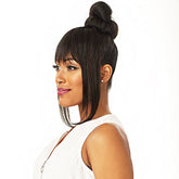 Sensationnel Synthetic Instant Bun with Bangs - DANI